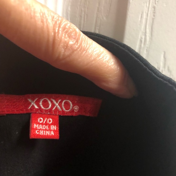 NWT XOXO Black Pencil Skirt Size 00 - Picture 2 of 10
